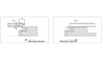 Installation—for installation in open grooves