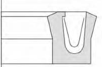 Reciprocating rod seal-Type VP